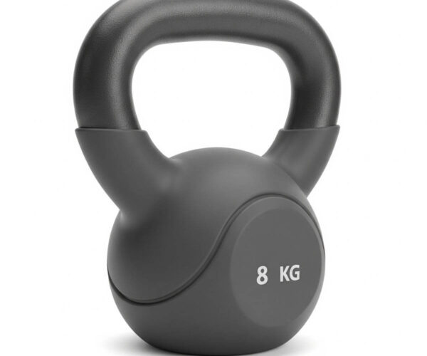 Silikonipinnoitettu kahvakuula 8 kg