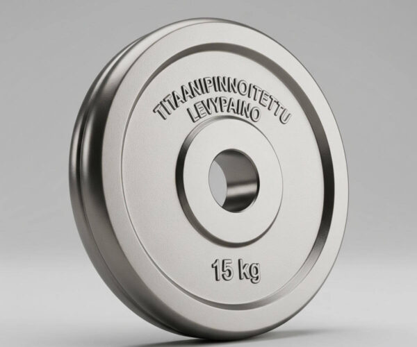 Titaanipinnoitettu levypaino 15 kg